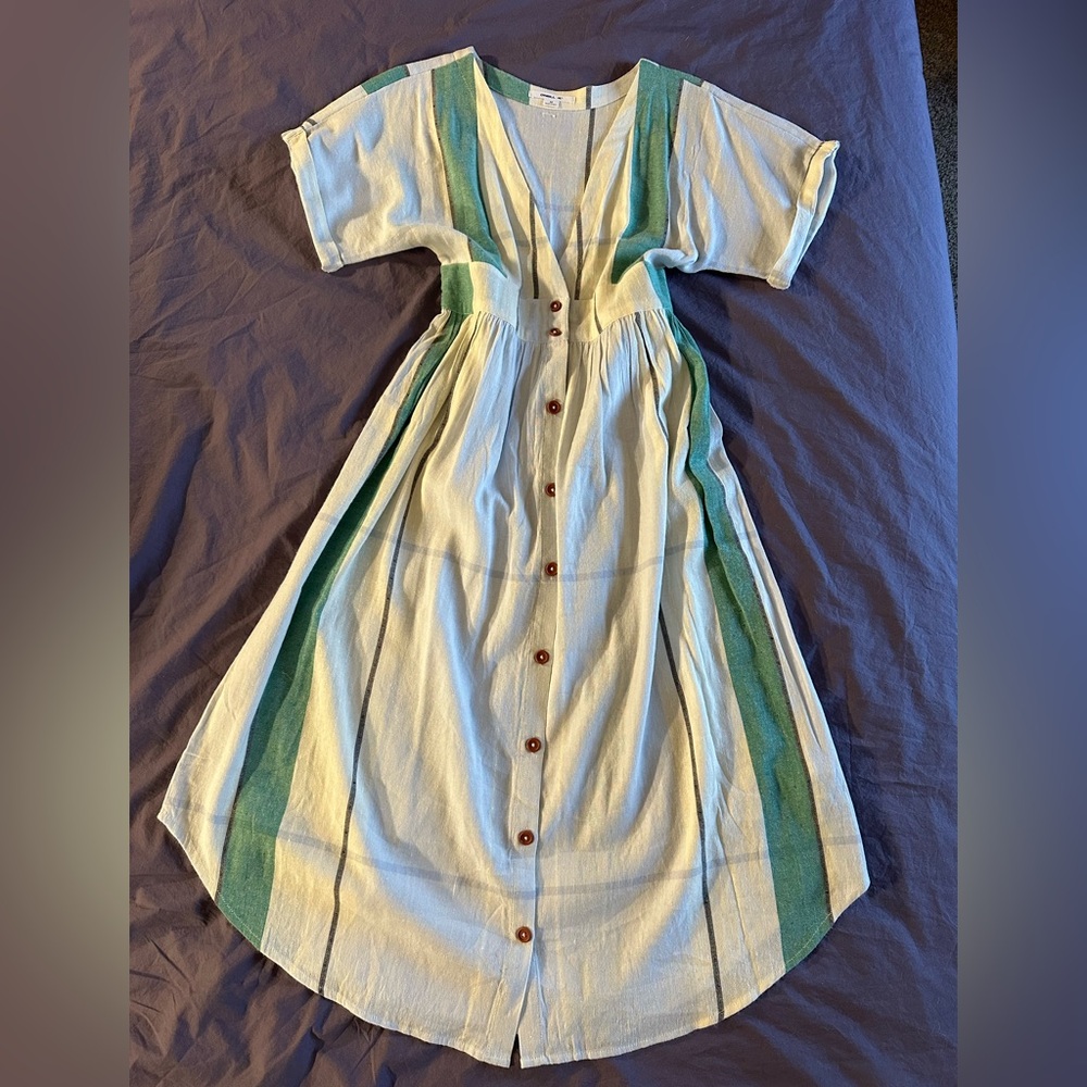 O’Neill Buttoned Short Sleeve Sundress
